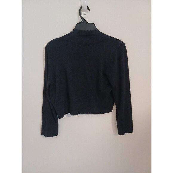 The Limited Cardigan Shrug Sweater Womens Large Black Open Front Lightweight - Picture 4 of 8